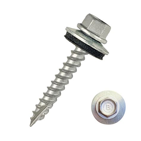 self tapping sheet metal screws with washers|oversize screws for metal roofing.